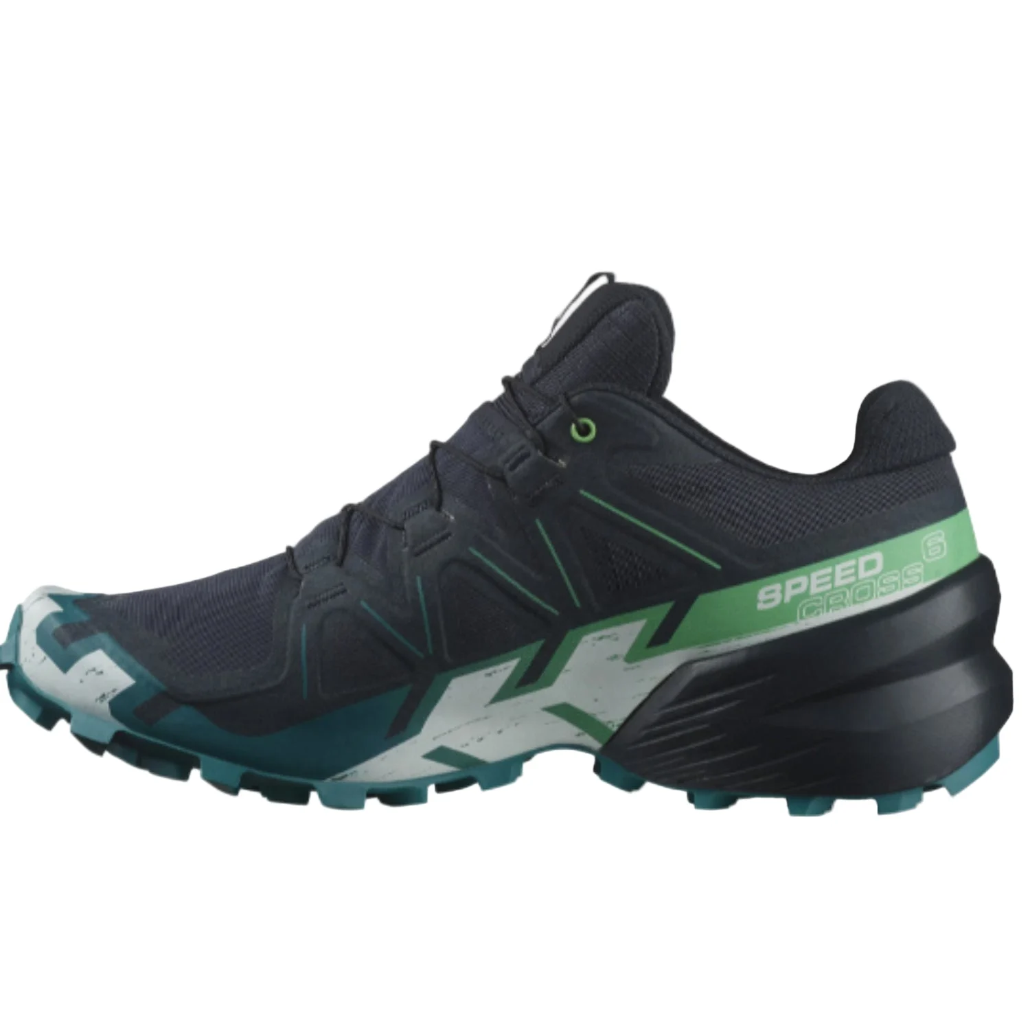 נעלי הליכה לגברים סאלומון ספידקרוס 6, פחמן/טהיטי/לבן