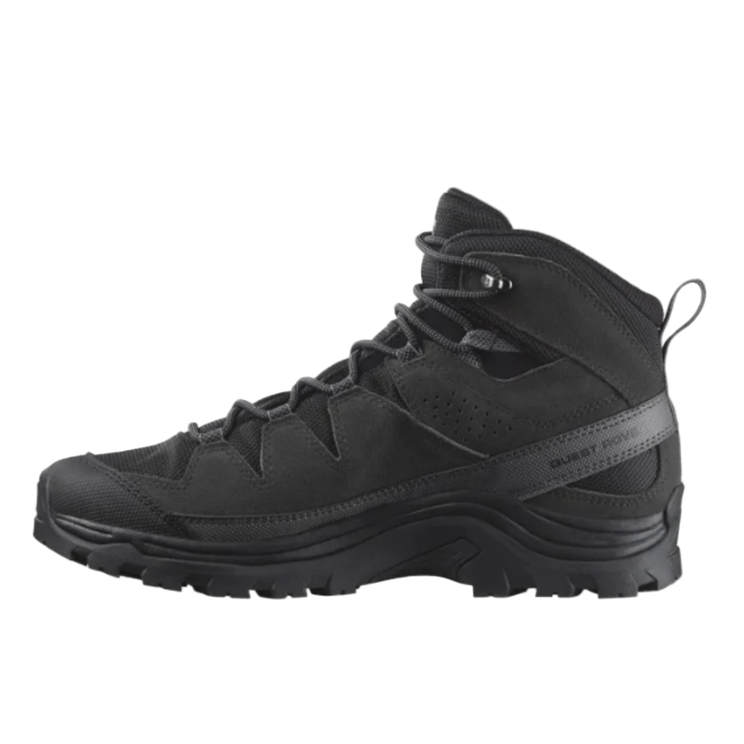 נעלי סולומון לגברים Quest Rove Gore-Tex, עמידות למים, לנשיאה והליכה - שחור/פנטום/מגניט