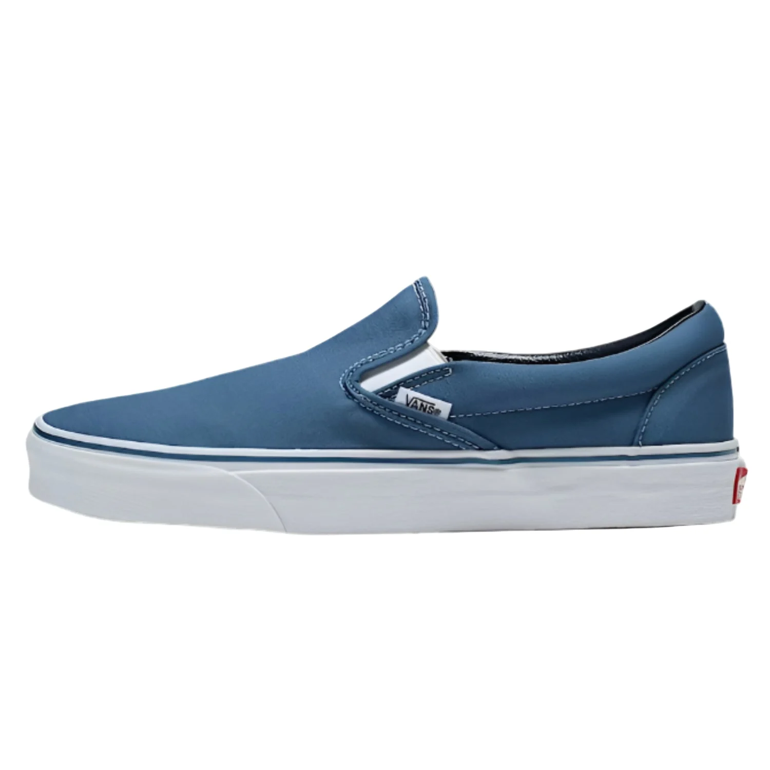 נעלי סקייט קלאסיות Vans Slip-On - אוניברסליות נמוכות בצבע כחול/לבן