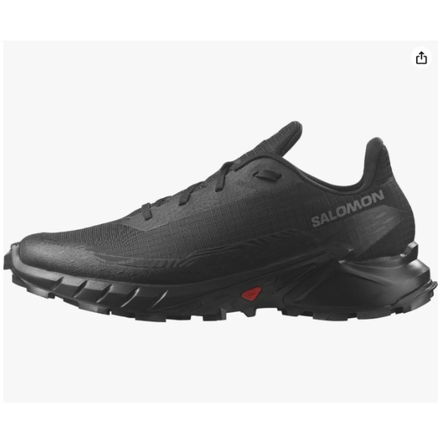 נעלי ריצה שטח לגברים סאלומון אלפקרוס 5 - שחור/שחור/אבן