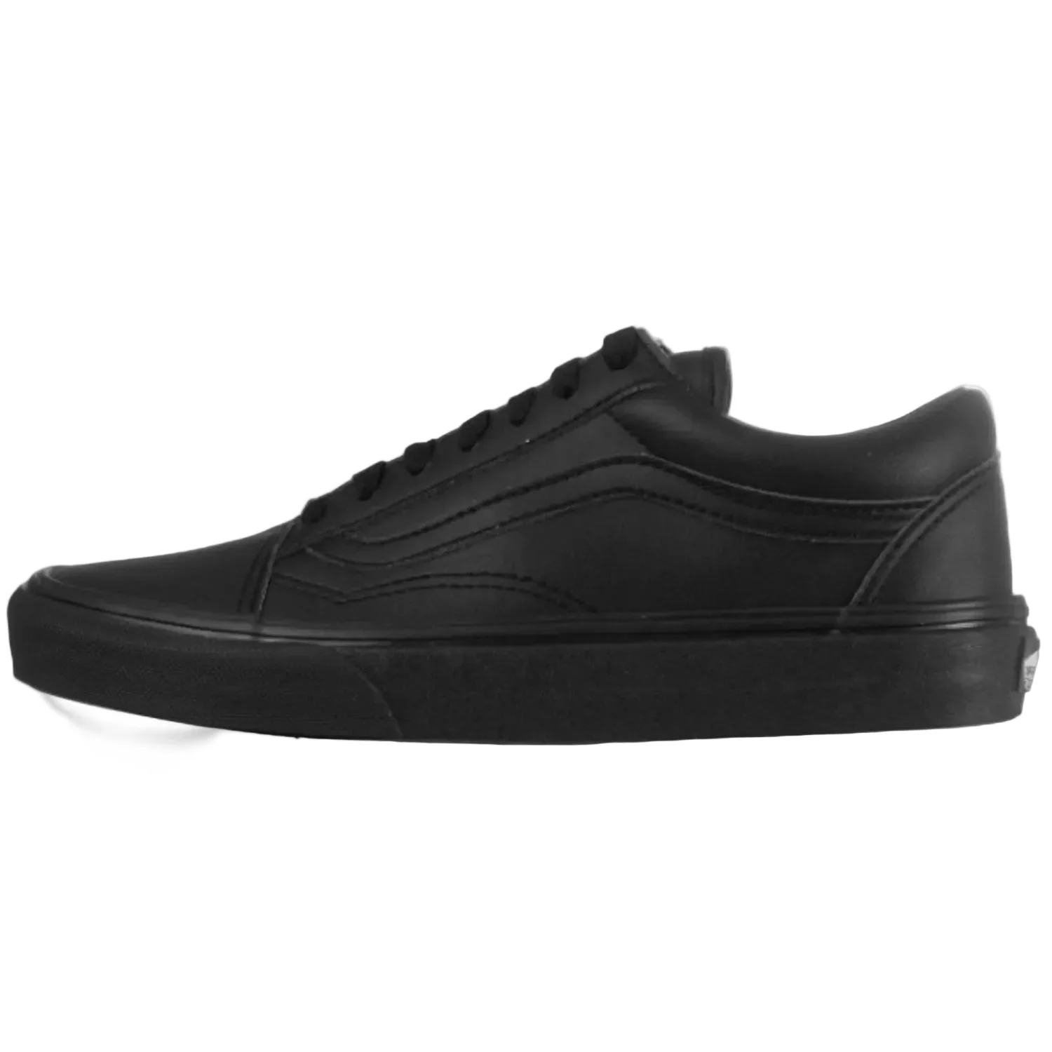 נעלי סניקרס אוניסקס Vans Old Skool קלאסיות בצבע שחור מונוכרום