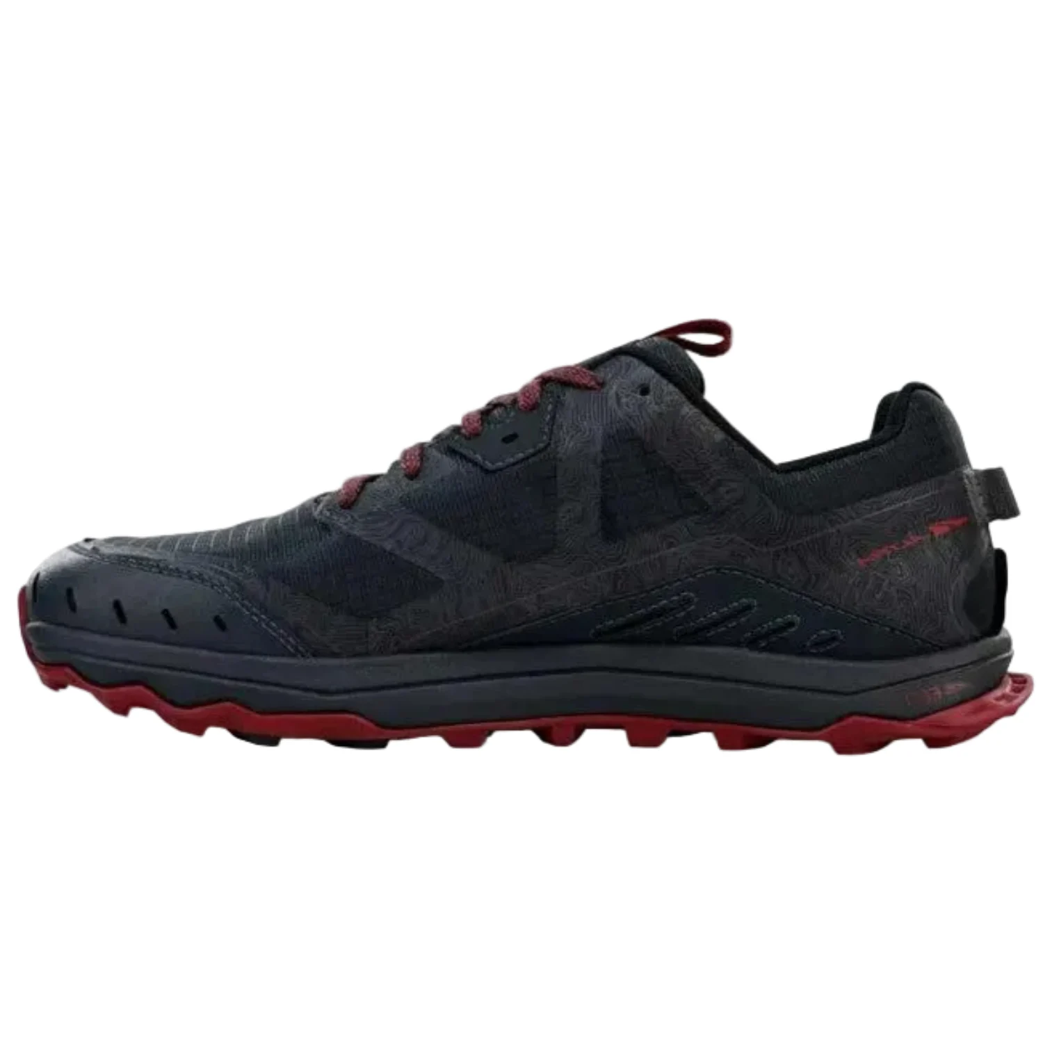 נעלי ריצה שטח לגברים Altra Lone Peak 6, שחור/אפור