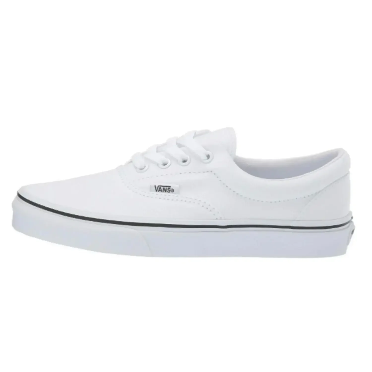 נעלי סניקרס קנבס נמוכות לנשים Vans Era – לבן טהור