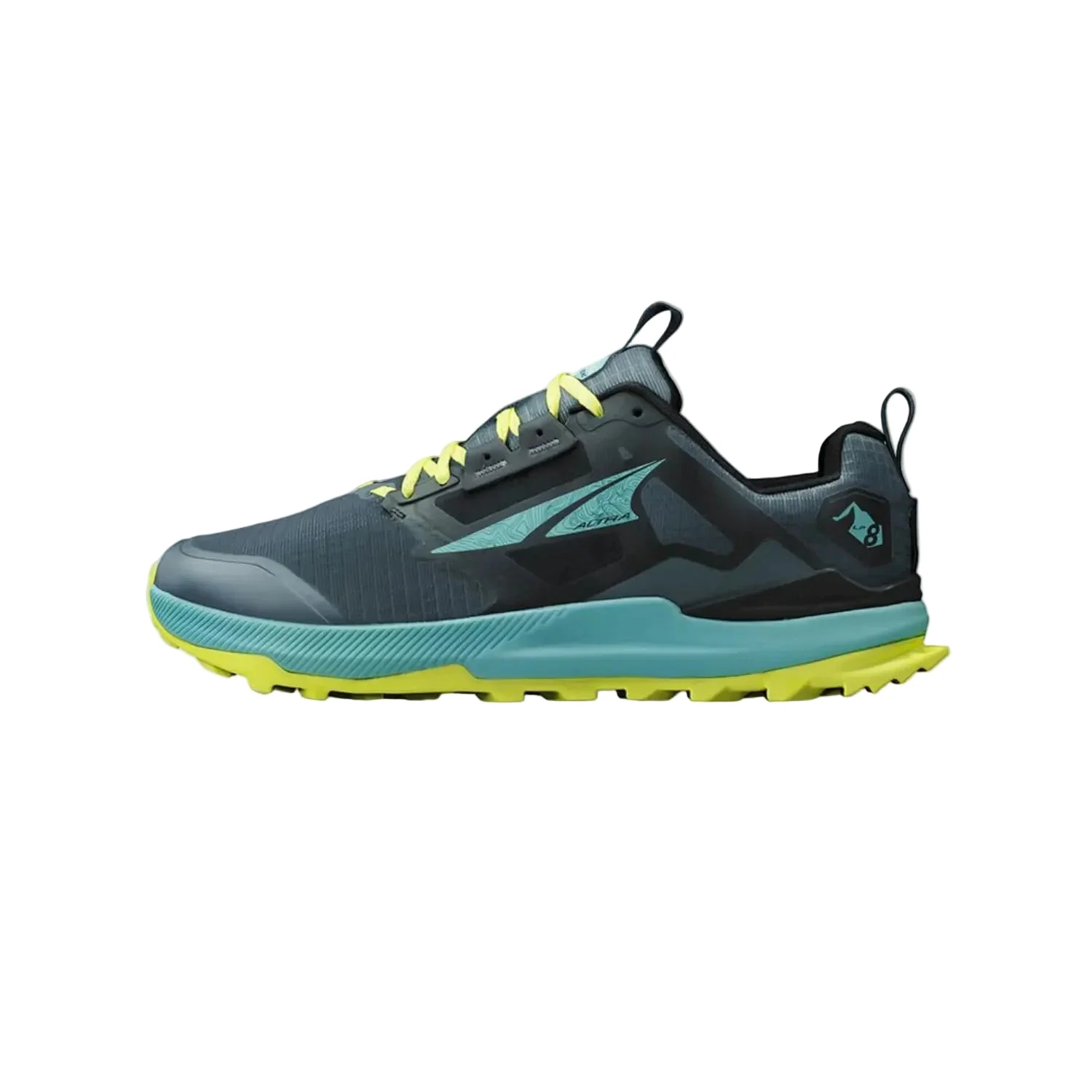 נעלי ריצה שטח לגברים Altra Lone Peak 8, שחור/ירוק
