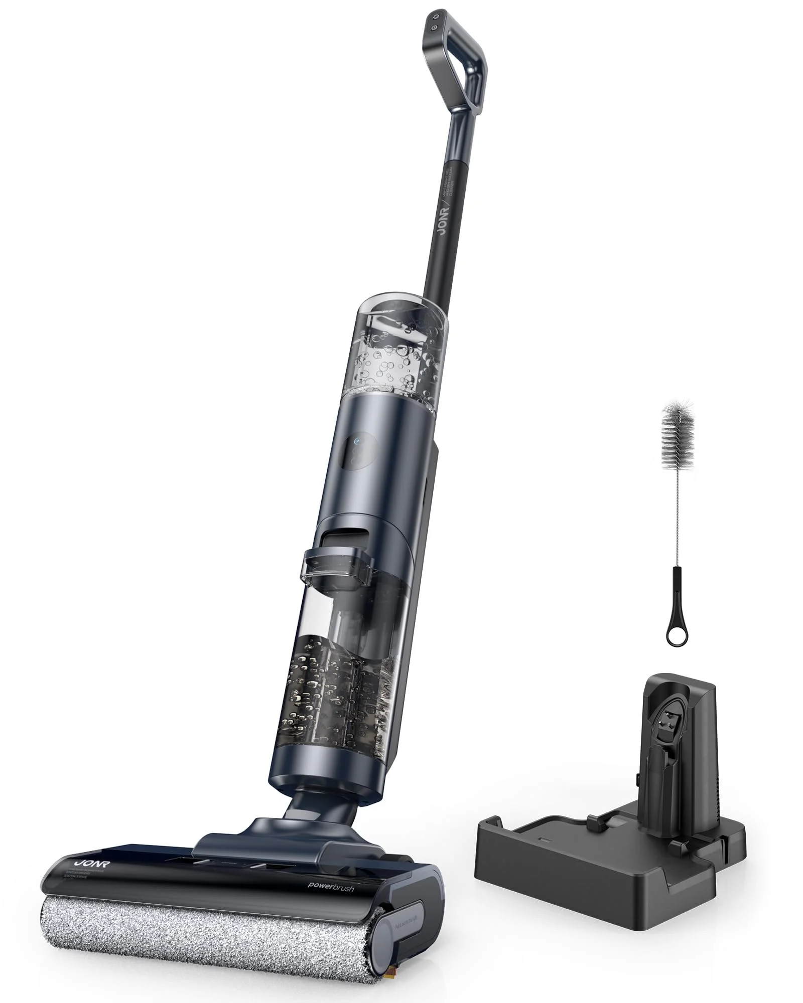 שואב אבק רטוב יבש JONR ED12 PRO, שואב ומנקה, ניקוי משלושה צדדים, ניקוי עצמי במים חמים, ייבוש באוויר חם, ללא סבכים, מכונת ניקוי רצפות חזק עם שאיבה עוצמתית (ED12PRO)