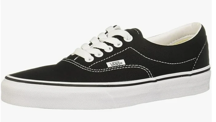 אגנס - נעלי סקייט יוניסקס Era של Vans, סגנון קלאסי נמוך עם שרוכים, מבד קנבס עמיד עם תפרים כפולים וסוליית וופל מקורית