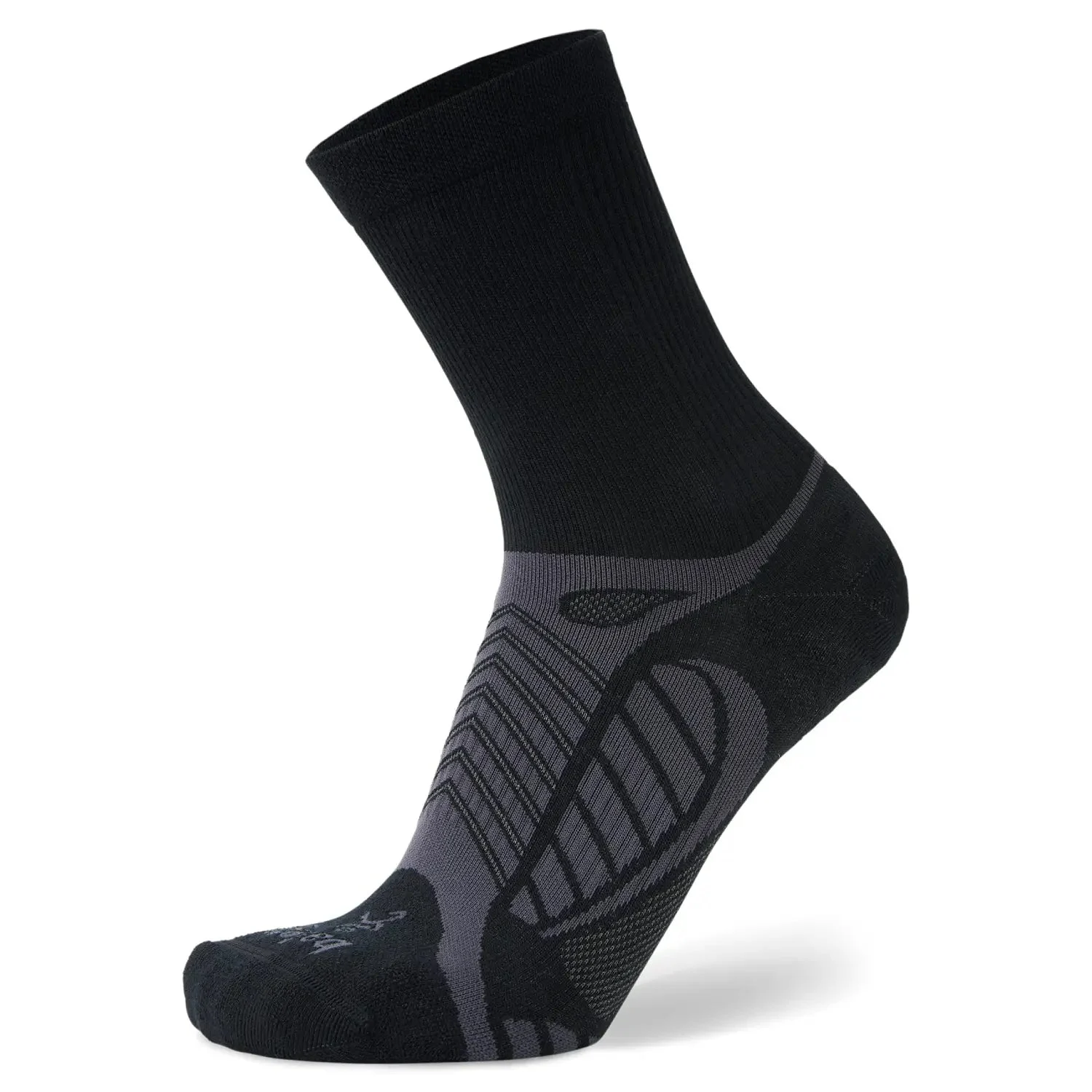 גרביים ריצה קלות Balega Ultralight Crew, שחור, יוניסקס