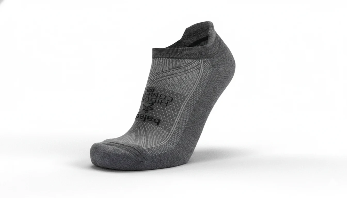 גרביים ריצה לא נראות לנשים וגברים Balega Hidden Comfort Performance, פחם