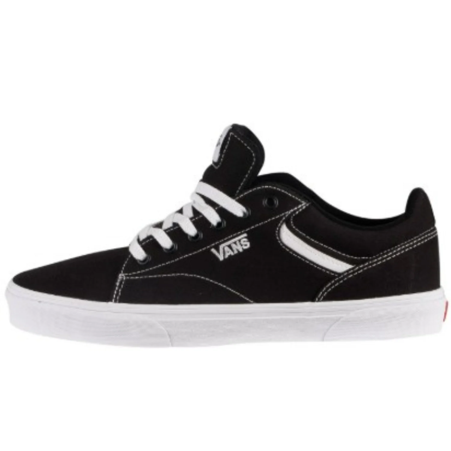 נעלי סניקרס גברים סלדאן של ואנס, קנבס שחור/לבן