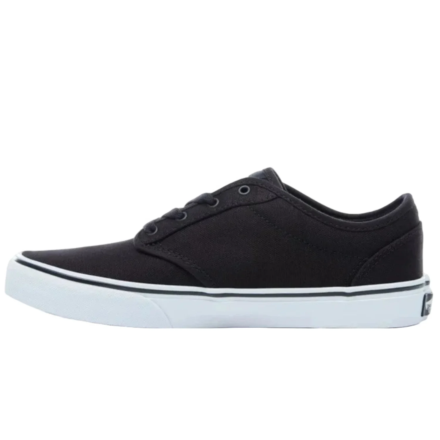 נעלי ואנס אטווד לנוער נמוכות שחור/לבן