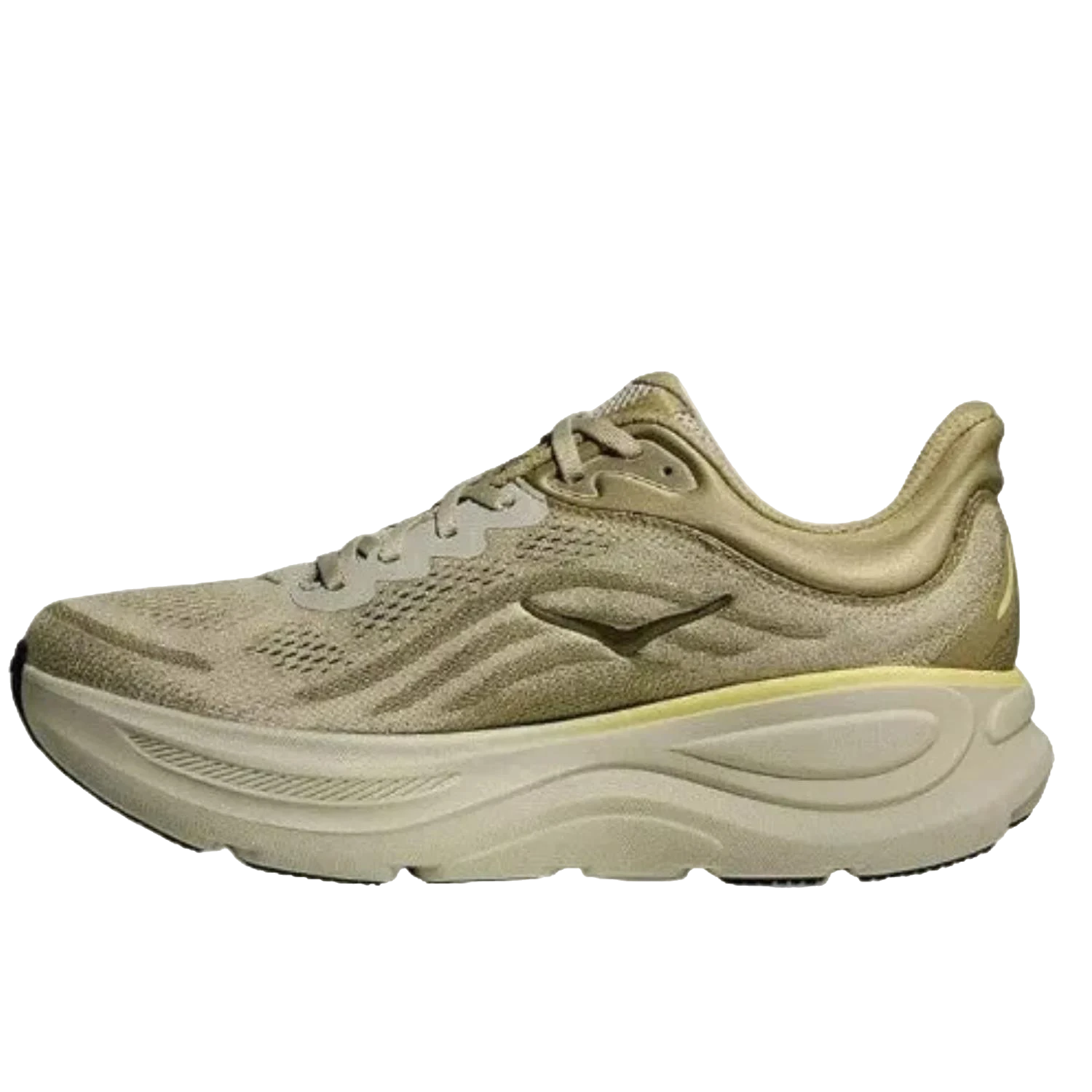 נעלי ריצה מגוננות גברים הוקה בונדי 9, דשא/פטריית צדף