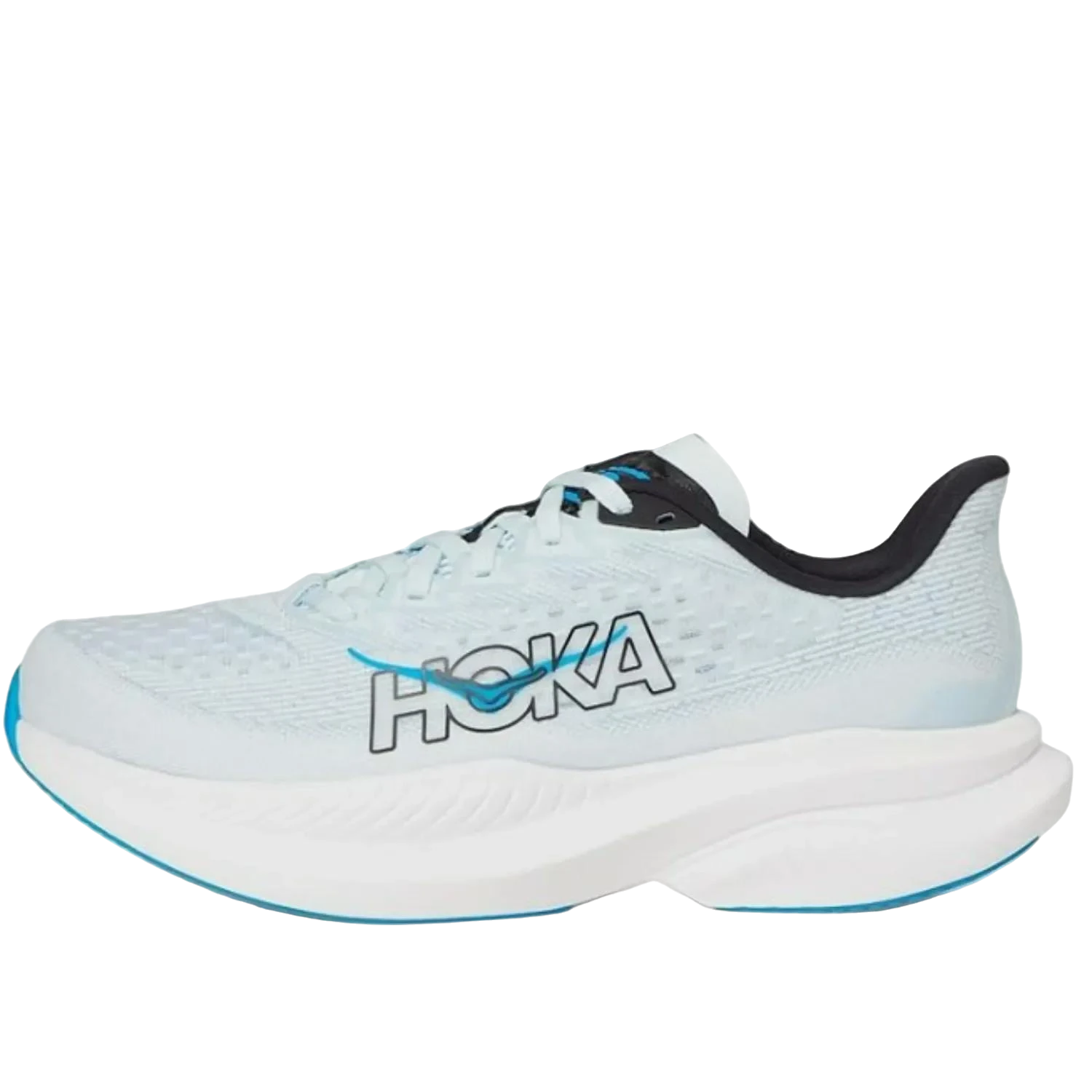 נעלי ריצה נשים Hoka Mach 6 עם ריפוד, תכלת טונדרה/טיפת גשם